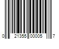 Barcode Image for UPC code 021355000057