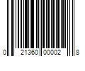 Barcode Image for UPC code 021360000028