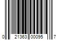 Barcode Image for UPC code 021363000957