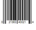 Barcode Image for UPC code 021363400214