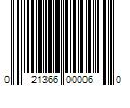 Barcode Image for UPC code 021366000060