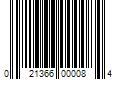 Barcode Image for UPC code 021366000084