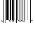 Barcode Image for UPC code 021371000017