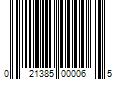 Barcode Image for UPC code 021385000065