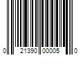 Barcode Image for UPC code 021390000050