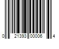 Barcode Image for UPC code 021393000064