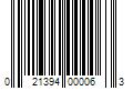 Barcode Image for UPC code 021394000063