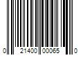 Barcode Image for UPC code 021400000650