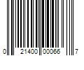 Barcode Image for UPC code 021400000667