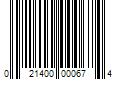 Barcode Image for UPC code 021400000674