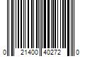 Barcode Image for UPC code 021400402720