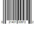 Barcode Image for UPC code 021401005722