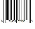 Barcode Image for UPC code 021405671503