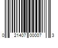 Barcode Image for UPC code 021407000073