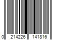 Barcode Image for UPC code 02142261418106