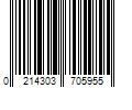 Barcode Image for UPC code 0214303705955