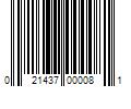 Barcode Image for UPC code 021437000081