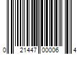 Barcode Image for UPC code 021447000064