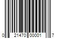 Barcode Image for UPC code 021470000017