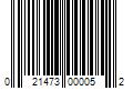 Barcode Image for UPC code 021473000052