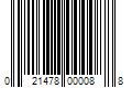 Barcode Image for UPC code 021478000088