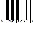 Barcode Image for UPC code 021481233145