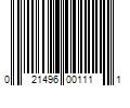 Barcode Image for UPC code 021496001111