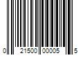 Barcode Image for UPC code 021500000055