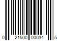 Barcode Image for UPC code 021500000345