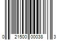 Barcode Image for UPC code 021500000383