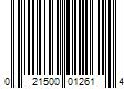 Barcode Image for UPC code 021500012614