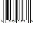 Barcode Image for UPC code 021500012799