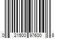 Barcode Image for UPC code 021500976008