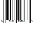 Barcode Image for UPC code 021511257813