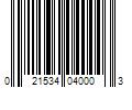 Barcode Image for UPC code 021534040003