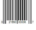 Barcode Image for UPC code 021550000067