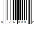 Barcode Image for UPC code 021560000002