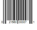 Barcode Image for UPC code 021560000071