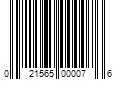 Barcode Image for UPC code 021565000076