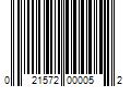 Barcode Image for UPC code 021572000052