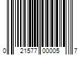 Barcode Image for UPC code 021577000057