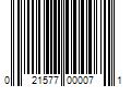 Barcode Image for UPC code 021577000071