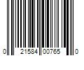 Barcode Image for UPC code 021584007650