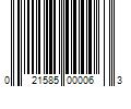 Barcode Image for UPC code 021585000063