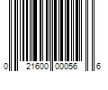 Barcode Image for UPC code 021600000566