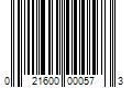 Barcode Image for UPC code 021600000573