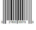 Barcode Image for UPC code 021600000788