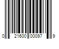 Barcode Image for UPC code 021600000979