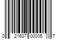 Barcode Image for UPC code 021607000057