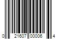 Barcode Image for UPC code 021607000064